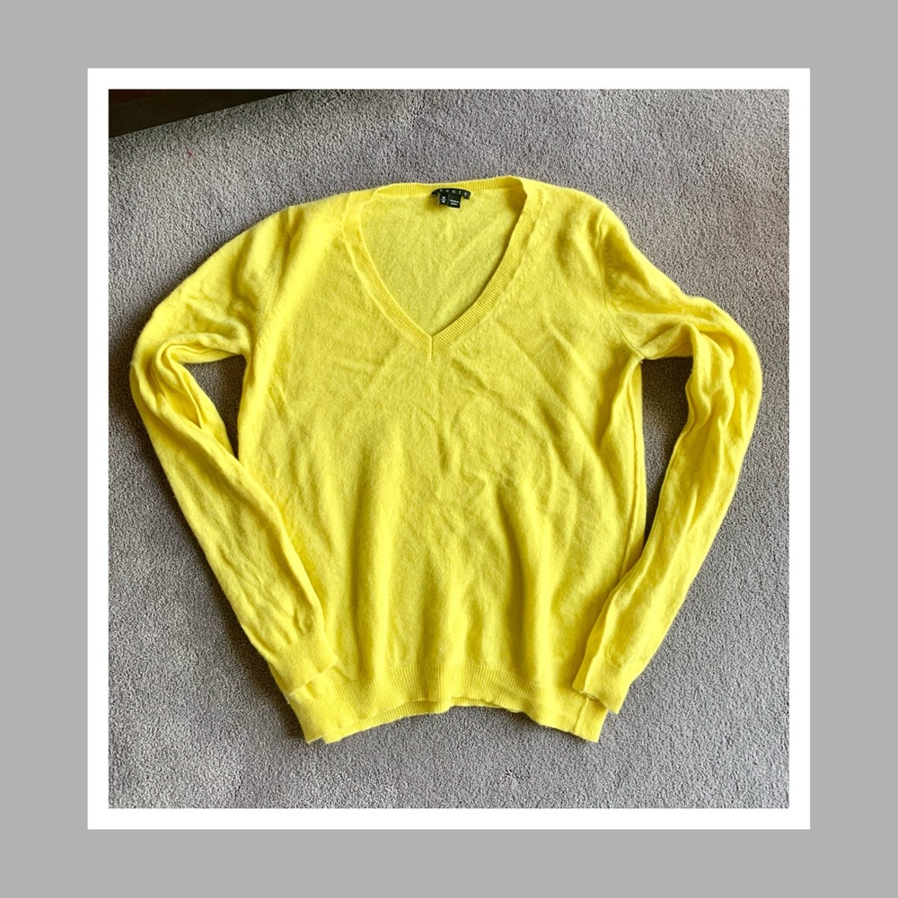 Cashmere Yellow Sweater